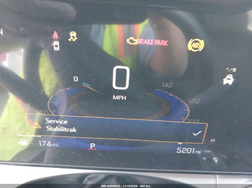 2025 Chevrolet Trax Fwd Lt VIN: KL77LHEP1SC301255 Lot: 43555522