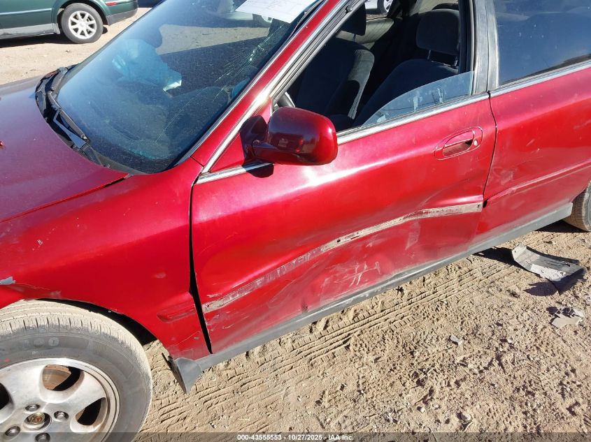 1996 Honda Accord Lx/Ex VIN: 1HGCD553XTA072342 Lot: 43555553