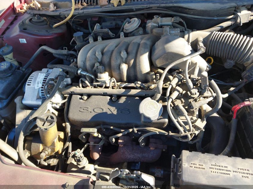 1997 Ford Taurus Gl VIN: 1FALP52U7VA247951 Lot: 43555564