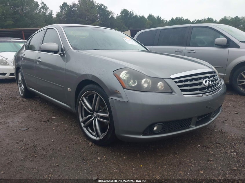 2006 Infiniti M45 Sport grey sedan gasoline JNKBY01E06M205698 photo #1