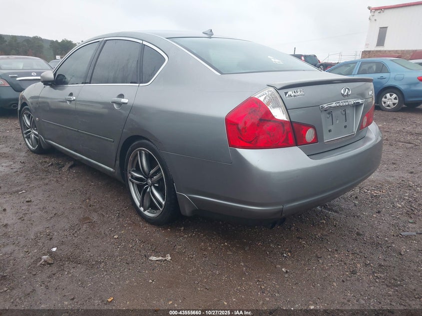 2006 Infiniti M45 Sport grey sedan gasoline JNKBY01E06M205698 photo #4