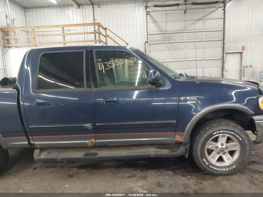 2003 Ford F-150 Lariat/Xlt VIN: 1FTRW08L43KD52320 Lot: 43555677