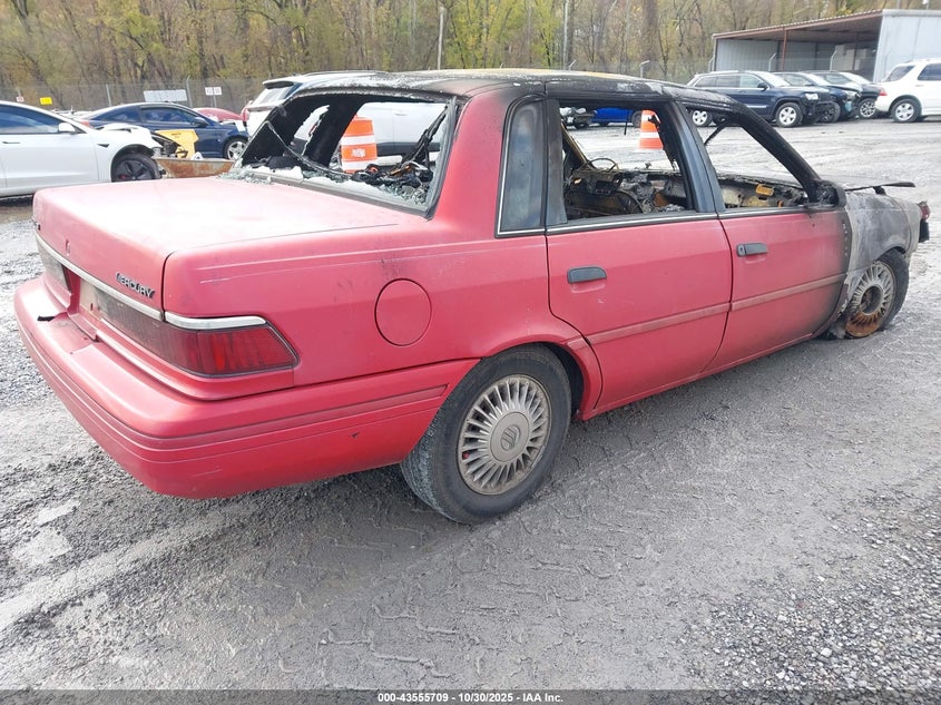 2MEPM36X1PB623787 1993 MERCURY TOPAZ photo no. 4