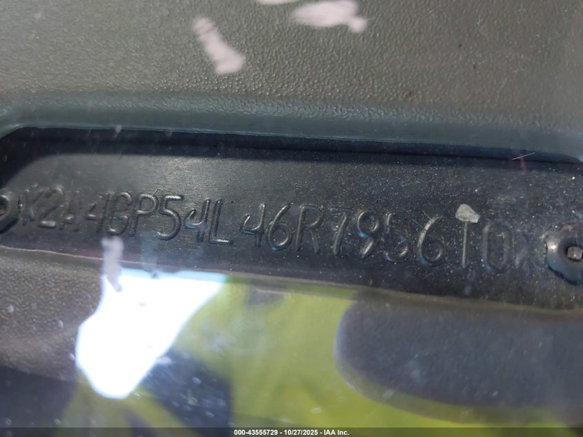 2006 Chrysler Town & Country Touring VIN: 2A4GP54L46R795610 Lot: 43555729