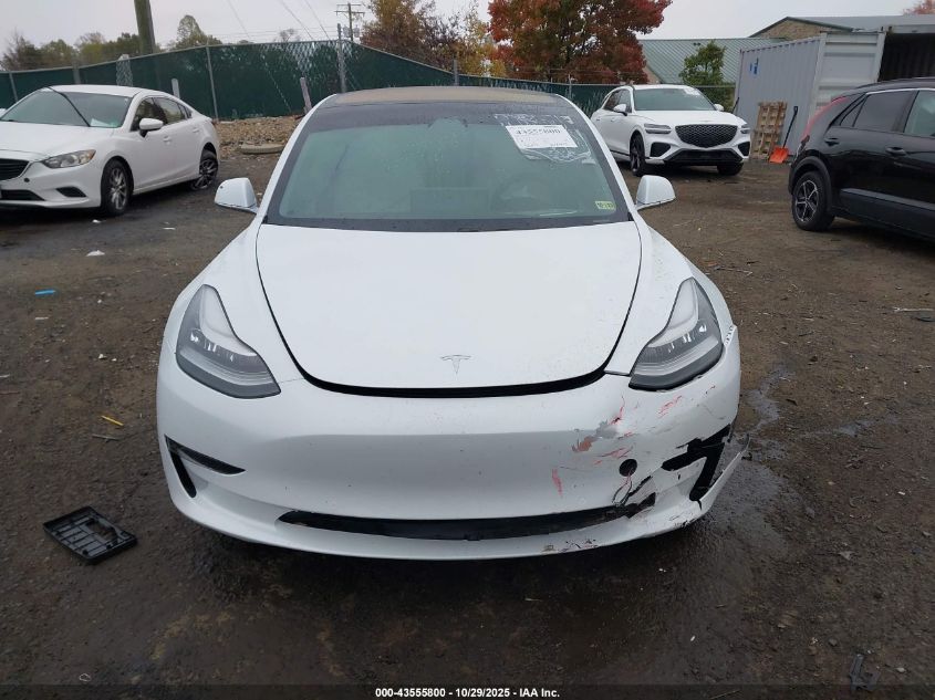 2020 Tesla Model 3 Long Range VIN: 5YJ3E1EB5LF791596 Lot: 43555800