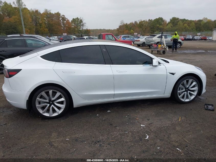 2020 Tesla Model 3 Long Range VIN: 5YJ3E1EB5LF791596 Lot: 43555800