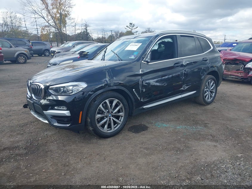2019 BMW X3 xDrive30I VIN: 5UXTR9C57KLE15303 Lot: 43555887