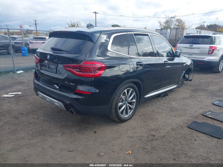 2019 BMW X3 xDrive30I VIN: 5UXTR9C57KLE15303 Lot: 43555887