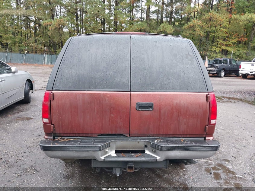 1999 GMC Yukon Slt Cmi VIN: 1GKEK13R9XR506548 Lot: 43555974