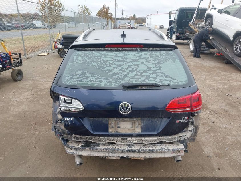 2017 Volkswagen Golf Alltrack Tsi S/Tsi Se/Tsi Sel VIN: 3VWH17AU4HM542220 Lot: 43556050