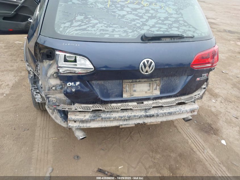 2017 Volkswagen Golf Alltrack Tsi S/Tsi Se/Tsi Sel VIN: 3VWH17AU4HM542220 Lot: 43556050