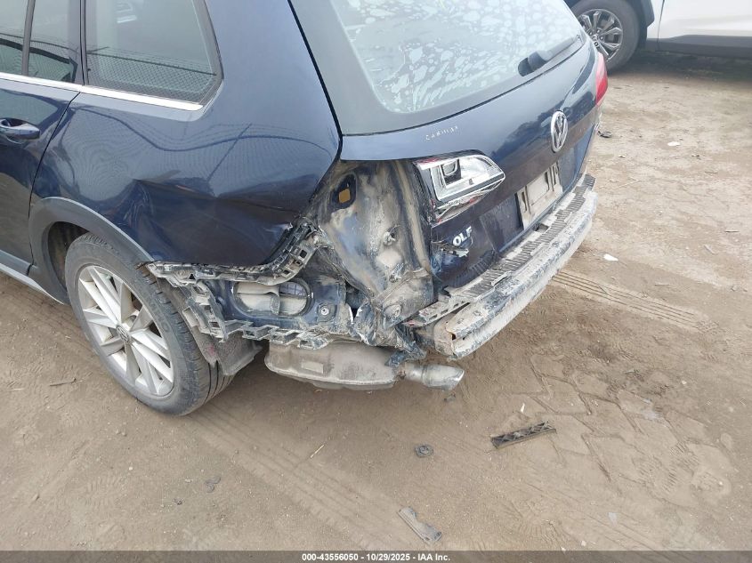 2017 Volkswagen Golf Alltrack Tsi S/Tsi Se/Tsi Sel VIN: 3VWH17AU4HM542220 Lot: 43556050