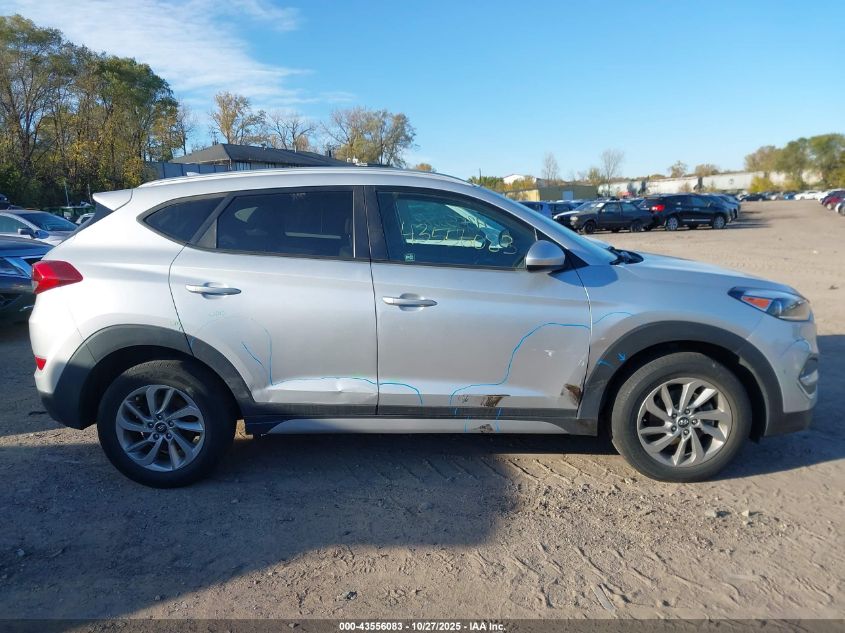 2018 Hyundai Tucson Sel VIN: KM8J3CA49JU764076 Lot: 43556083