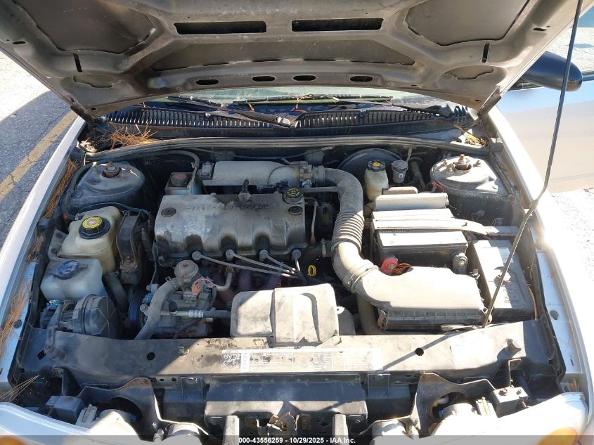 2002 Saturn S-Series Sl1 VIN: 1G8ZG52812Z198597 Lot: 43556259