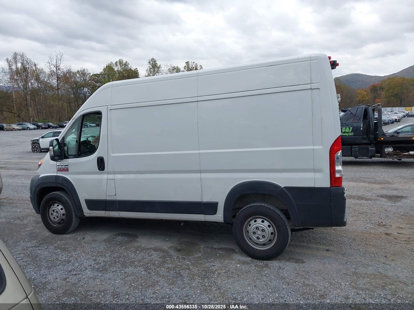 2019 Ram Promaster 1500 High Roof 136 Wb VIN: 3C6TRVBG9KE510908 Lot: 43556335