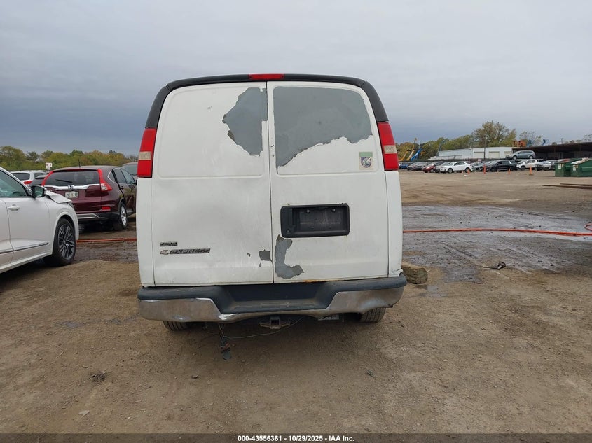 2010 Chevrolet Express 2500 Work Van VIN: 1GCZGFBA2A1155432 Lot: 43556361