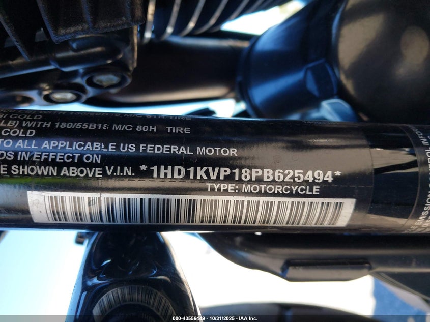 2023 Harley-Davidson Flhrxs VIN: 1HD1KVP18PB625494 Lot: 43556449