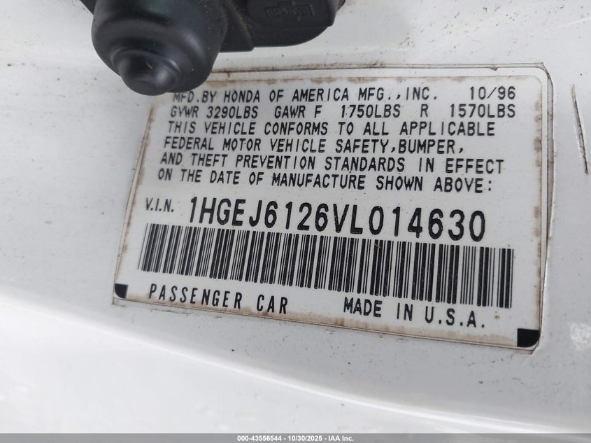 1HGEJ6126VL014630 1997 HONDA CIVIC photo no. 9
