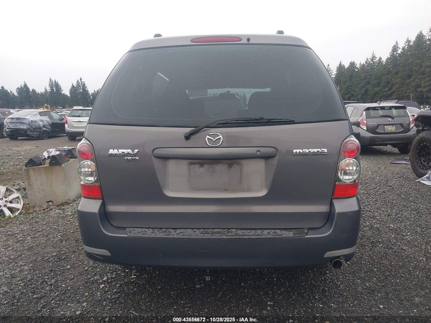 2006 Mazda Mpv Lx VIN: JM3LW28J960567666 Lot: 43556672