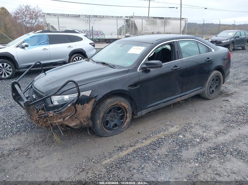 2015 Ford Police Interceptor black sedan gasoline 1FAHP2MK0FG151884 photo #3