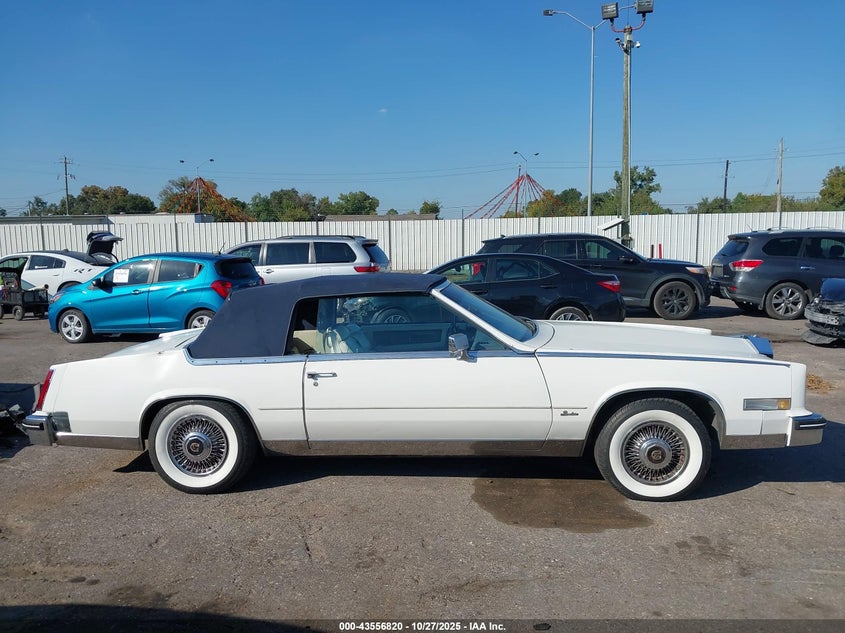 1984 Cadillac Eldorado Biarritz VIN: 1G6AL6785EE668545 Lot: 43556820
