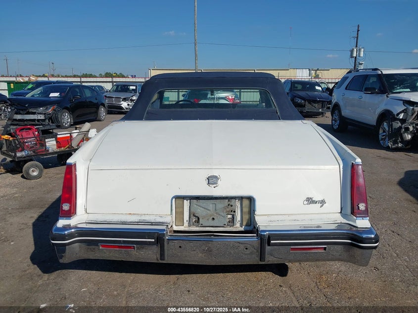 1984 Cadillac Eldorado Biarritz VIN: 1G6AL6785EE668545 Lot: 43556820