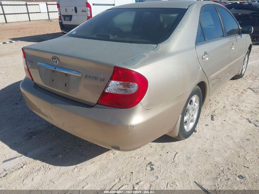 2002 Toyota Camry Le VIN: 4T1BE32K72U505342 Lot: 43556881