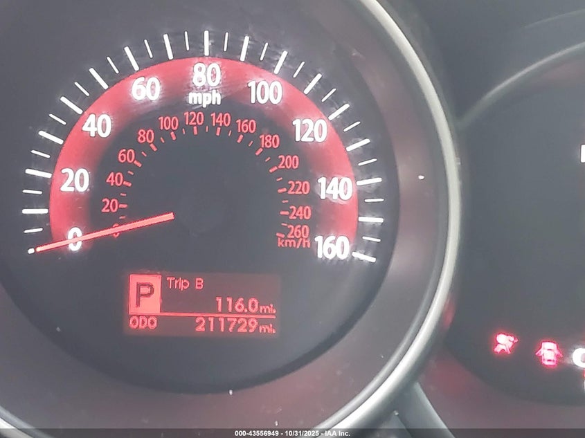 2009 Kia Optima Sx VIN: KNAGE228295353450 Lot: 43556949