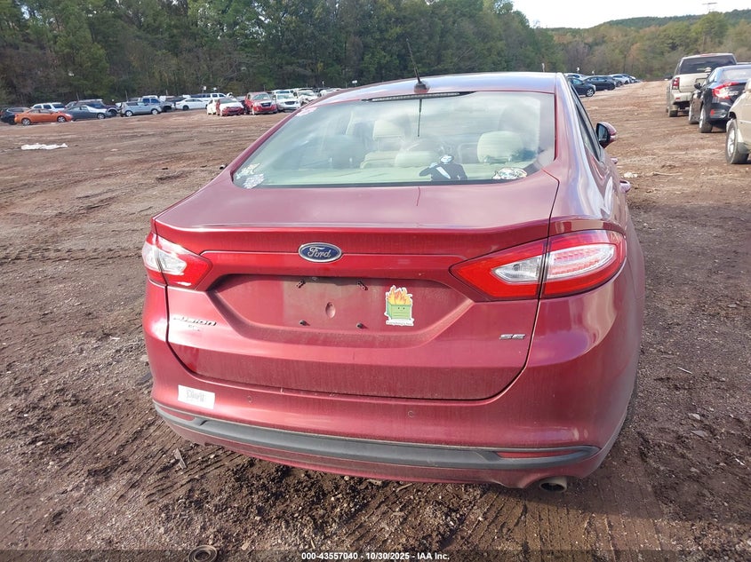 2016 Ford Fusion Se VIN: 3FA6P0H78GR33709 Lot: 43557040