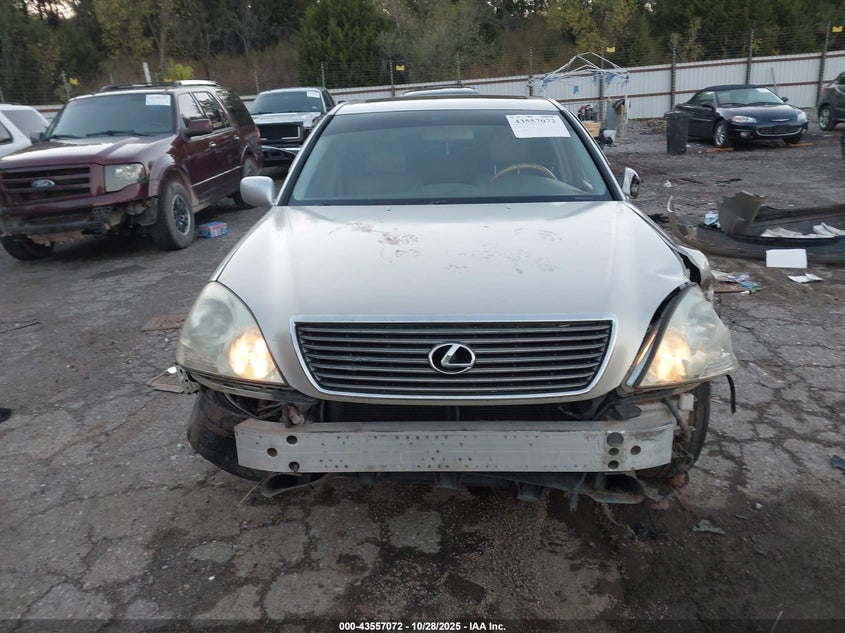 2003 Lexus Ls 430 VIN: JTHBN30F830092591 Lot: 43557072