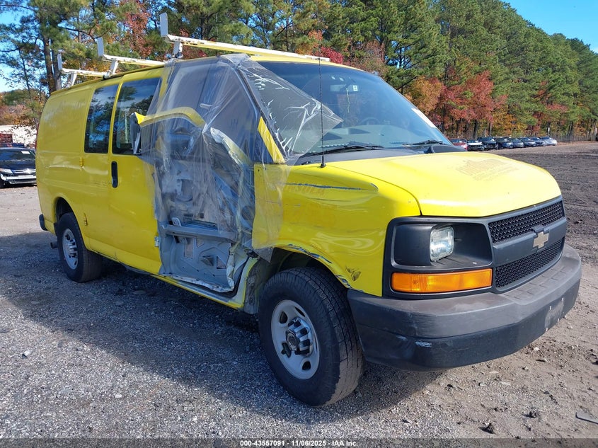 2013 CHEVROLET EXPRESS 2500 WORK VAN - 1GCWGFCA9D1191544