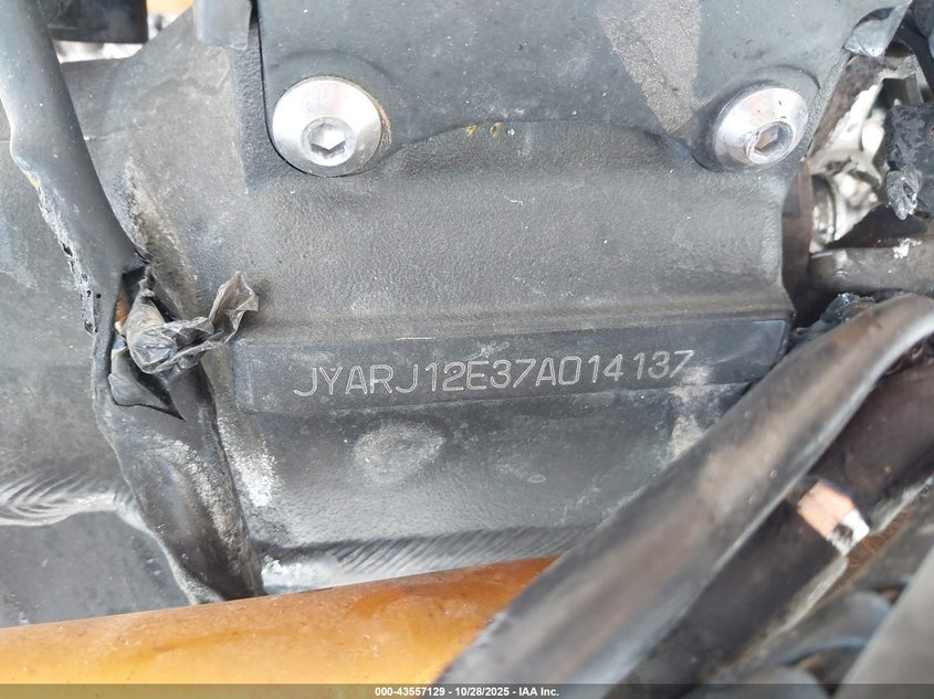 2007 Yamaha Yzfr6 L VIN: JYARJ12E37A014137 Lot: 43557129