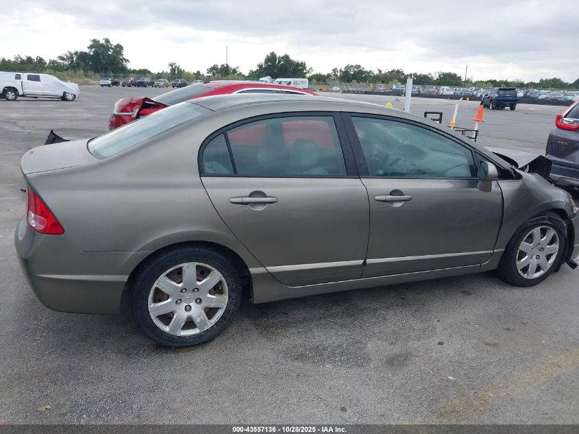 2008 Honda Civic Lx VIN: 2HGFA155X8H324874 Lot: 43557136