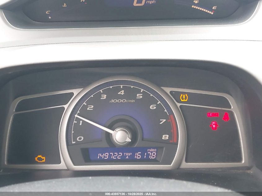 2008 Honda Civic Lx VIN: 2HGFA155X8H324874 Lot: 43557136