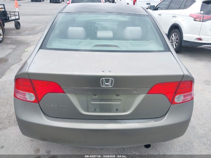 2008 Honda Civic Lx VIN: 2HGFA155X8H324874 Lot: 43557136