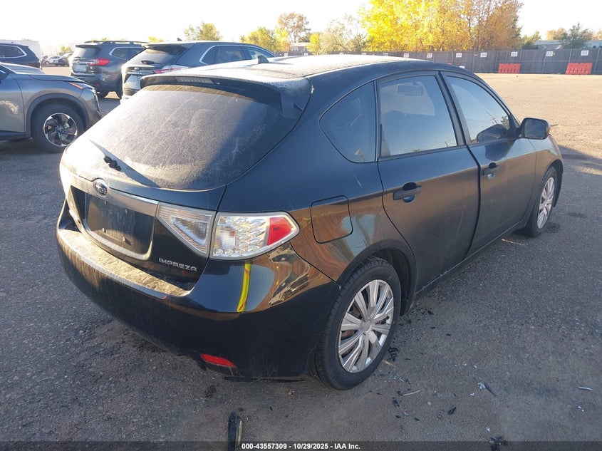 2008 Subaru Impreza 2.5I VIN: JF1GH61628H835727 Lot: 43557309