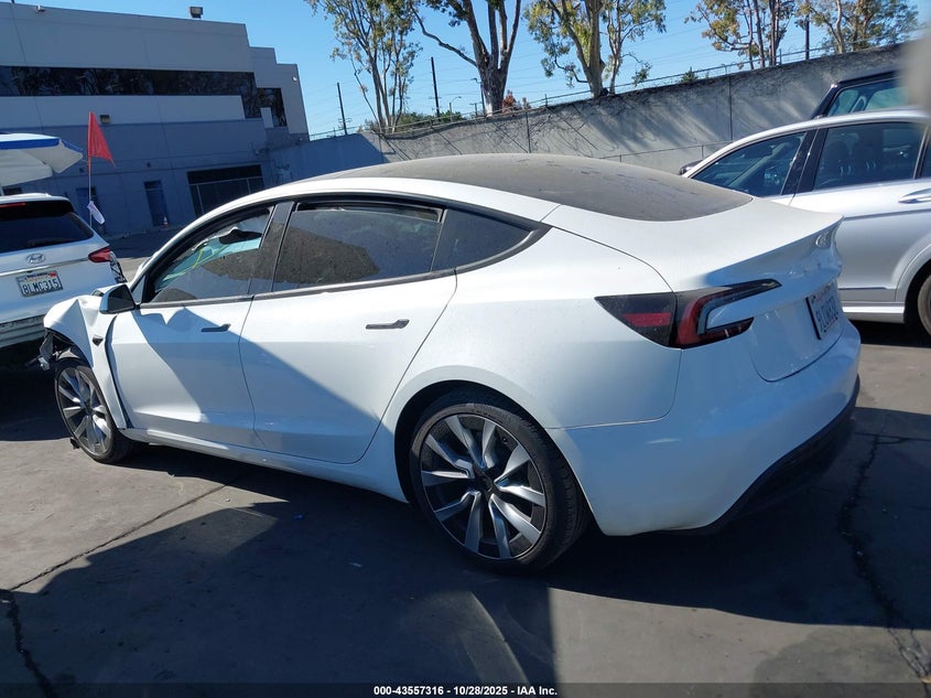 2024 Tesla Model 3 Long Range Dual Motor All-Wheel Drive VIN: 5YJ3E1EB9RF730809 Lot: 43557316