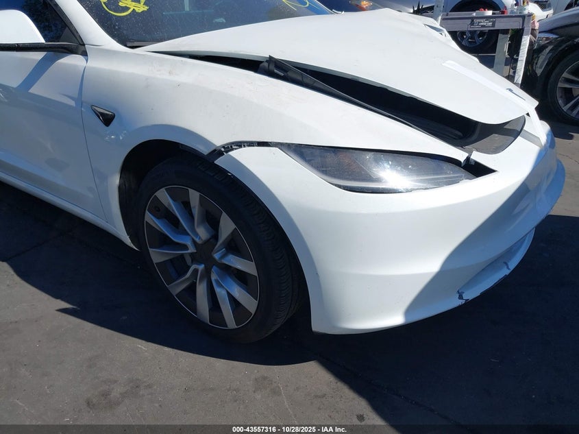 2024 Tesla Model 3 Long Range Dual Motor All-Wheel Drive VIN: 5YJ3E1EB9RF730809 Lot: 43557316