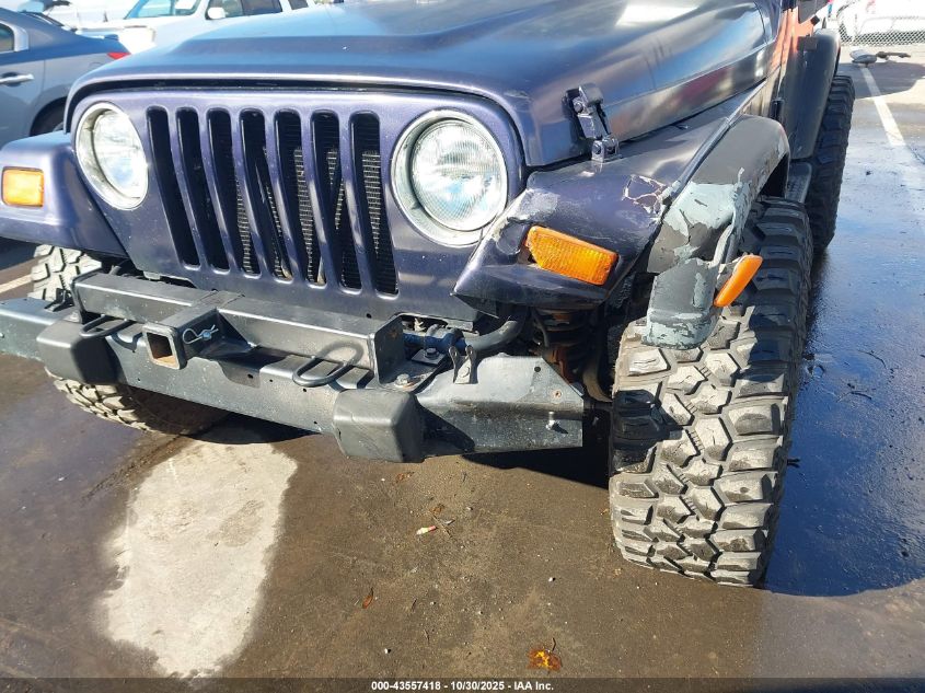 1998 Jeep Wrangler Se VIN: 1J4FY29P0WP719631 Lot: 43557418