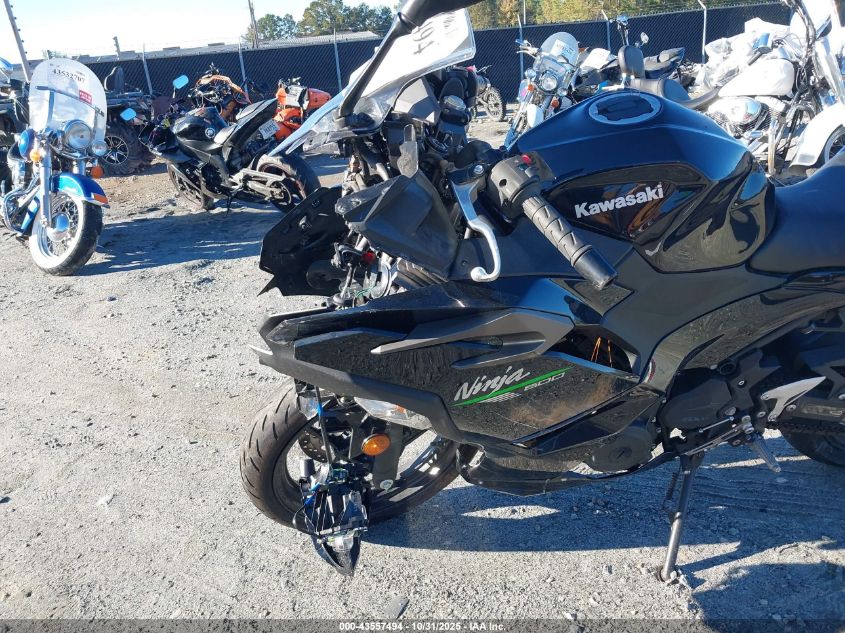 2024 Kawasaki Ninja 500 VIN: ML5FXGG10RDA13018 Lot: 43557494