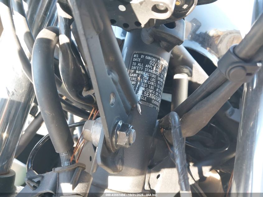 2024 Kawasaki Ninja 500 VIN: ML5FXGG10RDA13018 Lot: 43557494