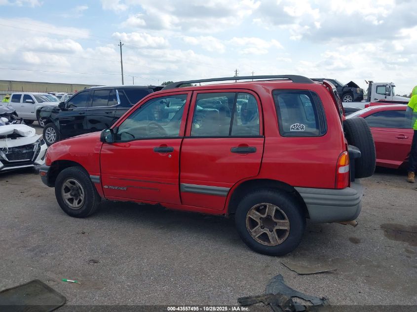 2003 Chevrolet Tracker Hard Top Base VIN: 2CNBJ13C336943735 Lot: 43557495