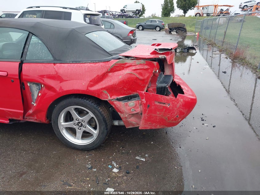 2003 Ford Mustang Gt VIN: 1FAFP45X33F435721 Lot: 43557546