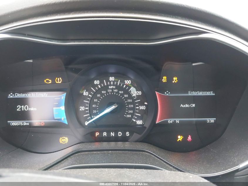 2019 Ford Fusion Se VIN: 3FA6P0T91KR231174 Lot: 43557596