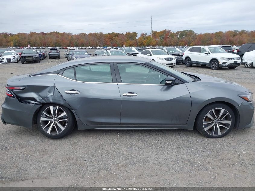 2020 Nissan Maxima Sv Xtronic Cvt VIN: 1N4AA6CV7LC363917 Lot: 43557786