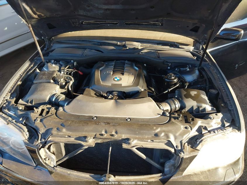 2008 BMW 750I VIN: WBAHL83578DT12947 Lot: 43557819