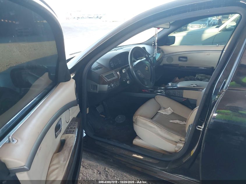 2008 BMW 750I VIN: WBAHL83578DT12947 Lot: 43557819