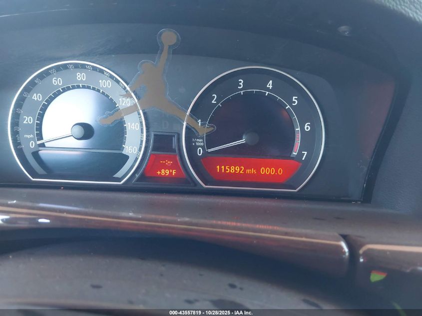 2008 BMW 750I VIN: WBAHL83578DT12947 Lot: 43557819