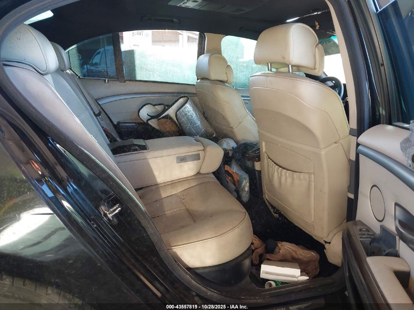 2008 BMW 750I VIN: WBAHL83578DT12947 Lot: 43557819