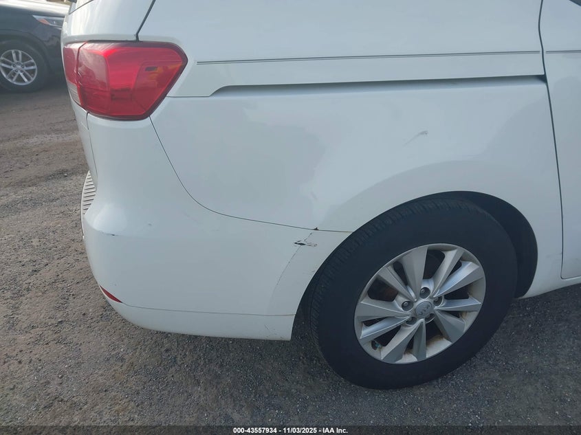 2016 KIA SEDONA L KNDMA5C1XG6168185